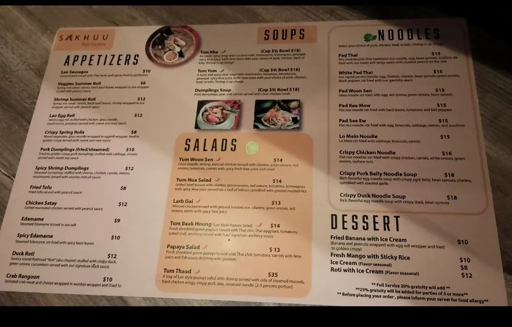 Menu 6