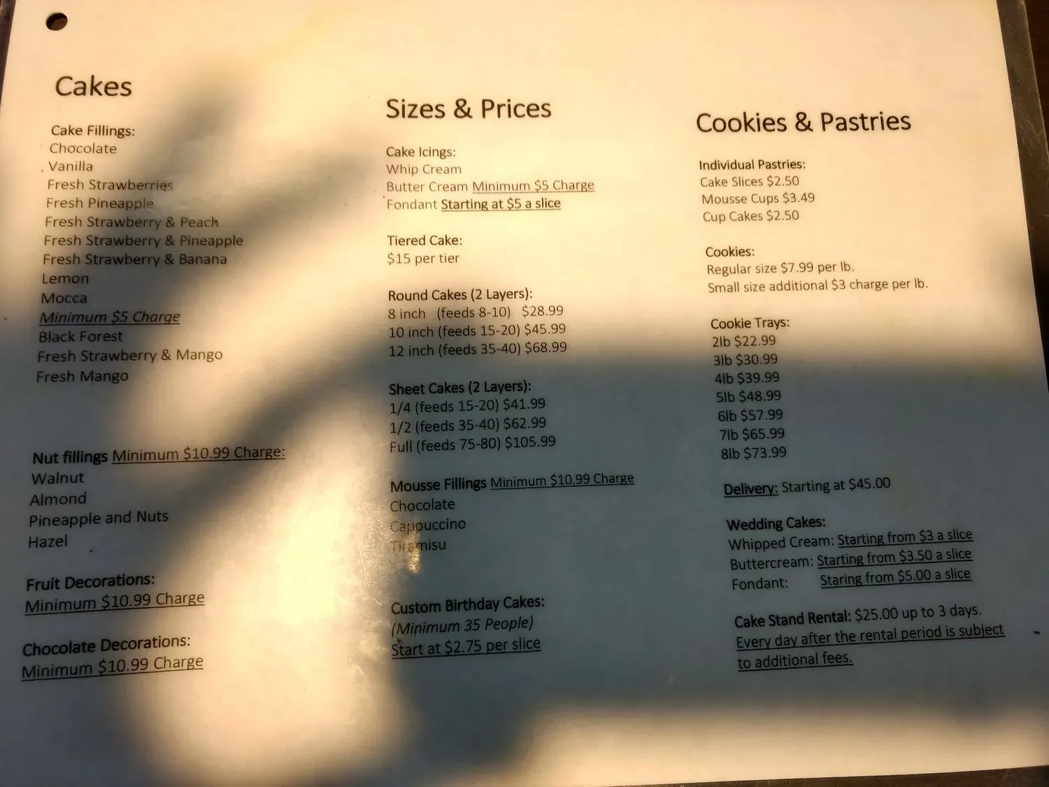 Menu 3