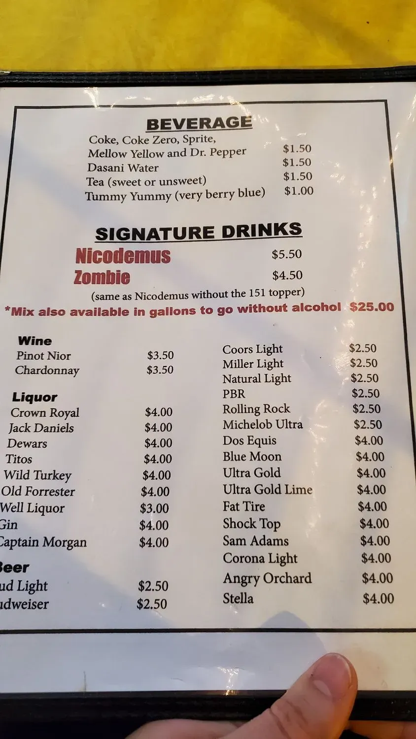 Menu 4