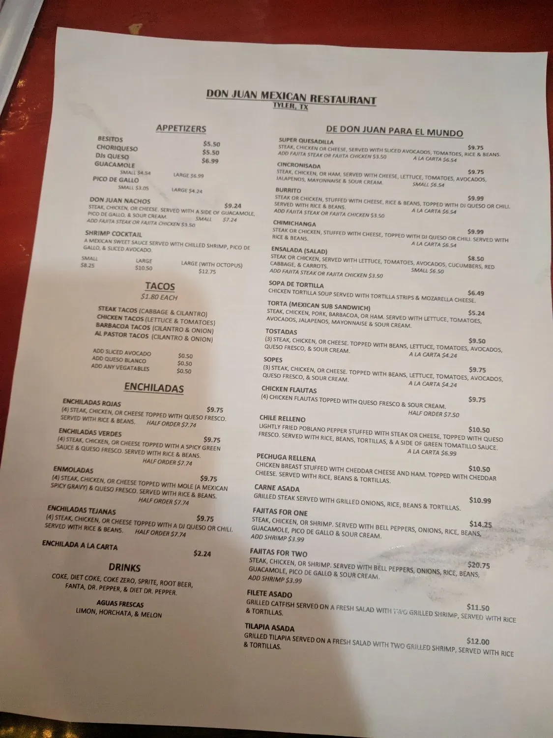 Menu 3