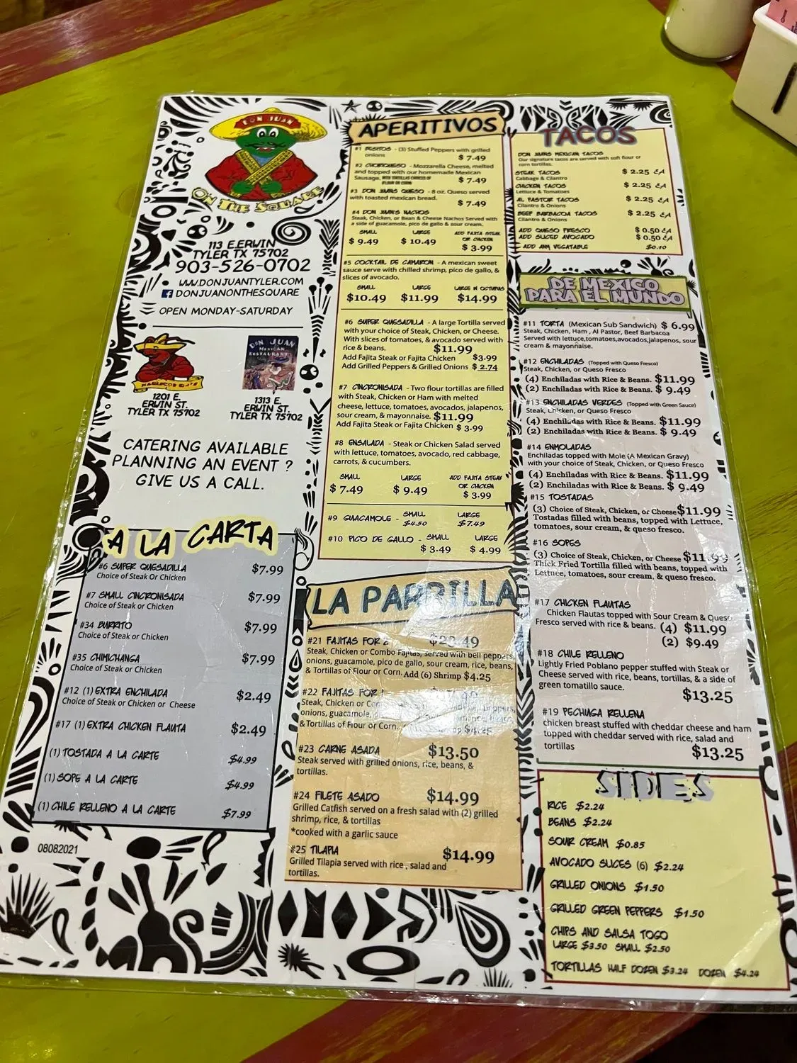 Menu 2