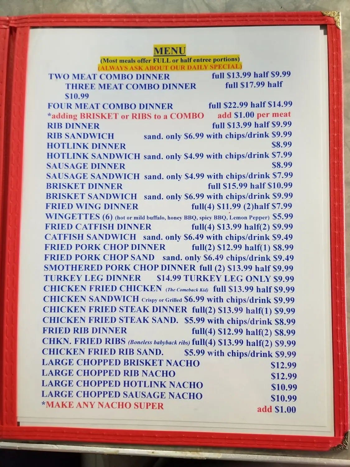 Menu 2