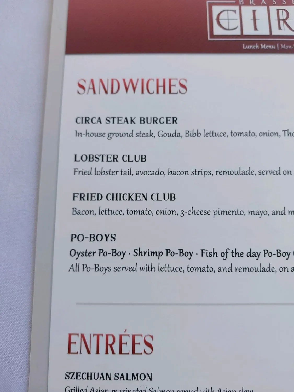 Menu 5