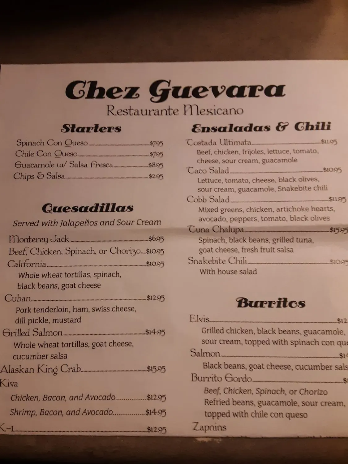 Menu 6