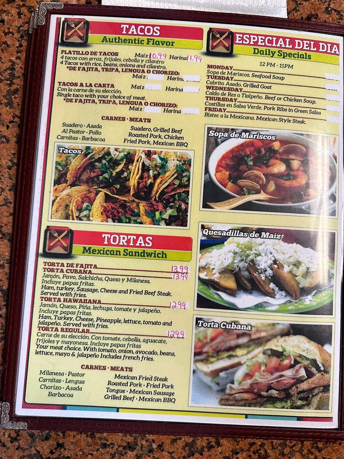 Menu 3