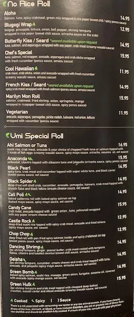 Menu 5