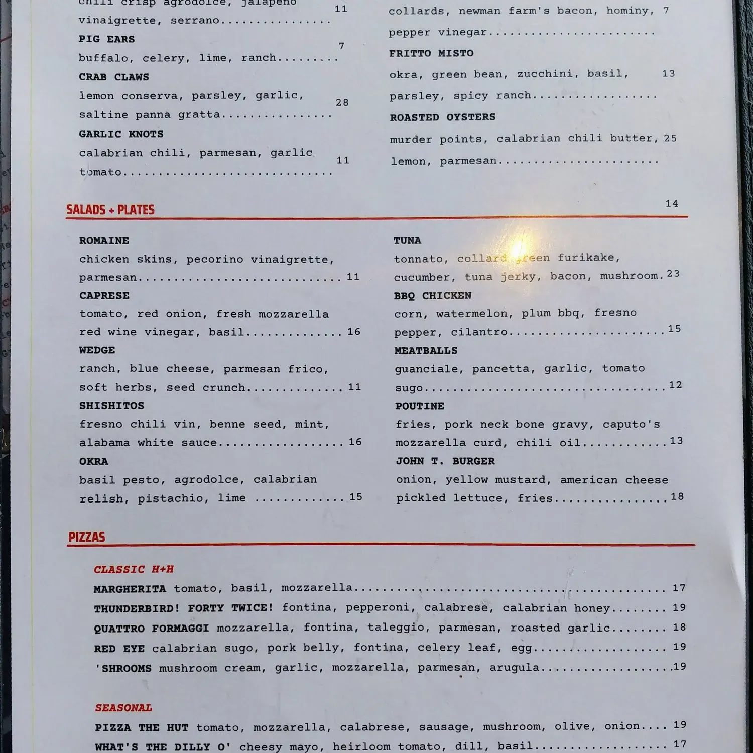 Menu 2