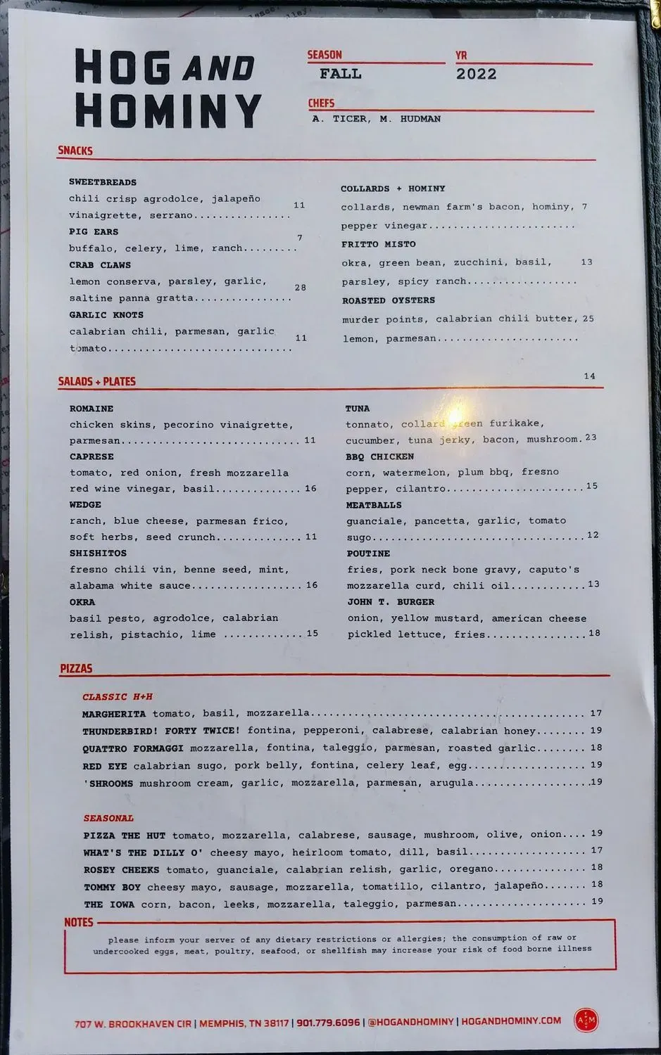 Menu 2