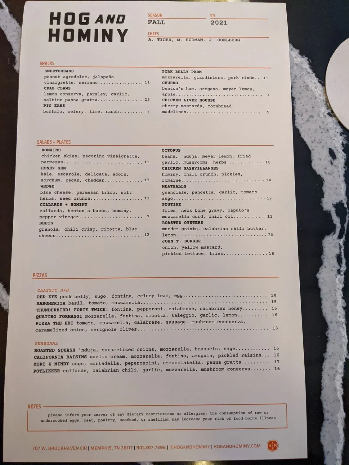 Menu 4