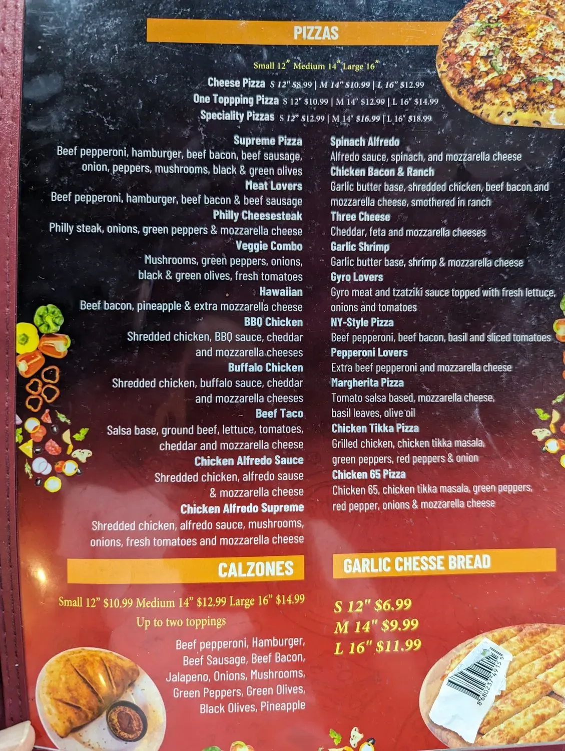 Menu 6