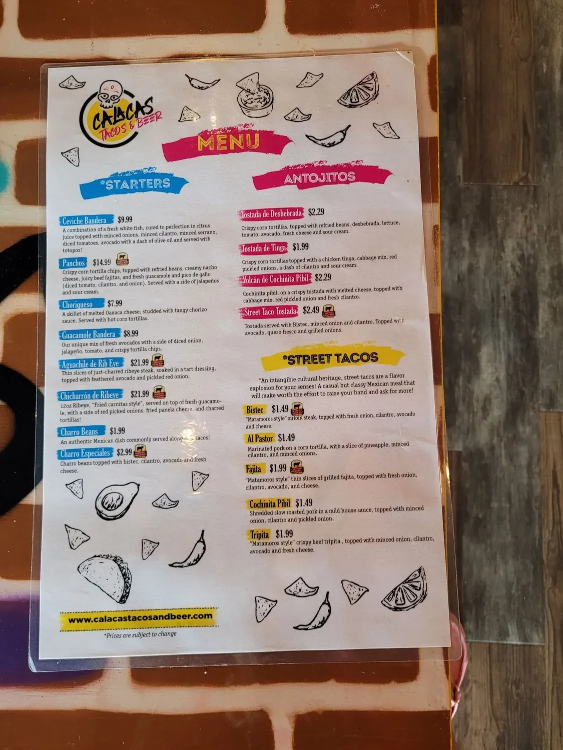 Menu 5