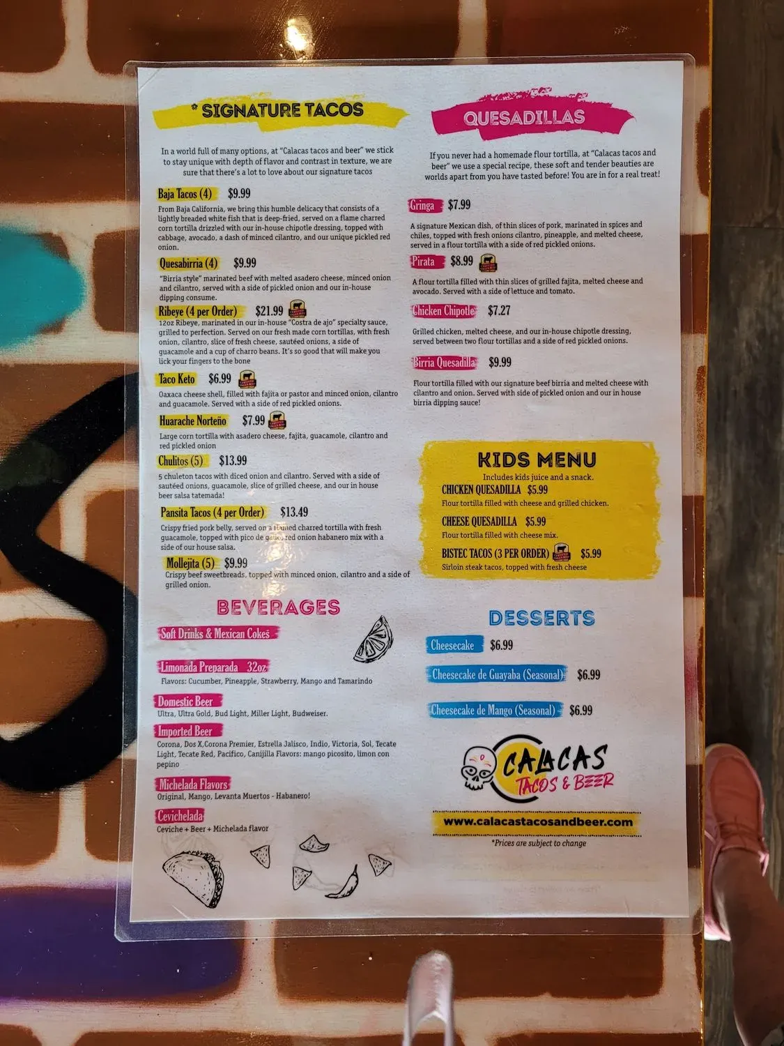 Menu 6