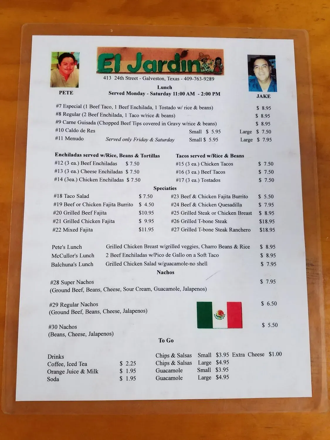 Menu 6