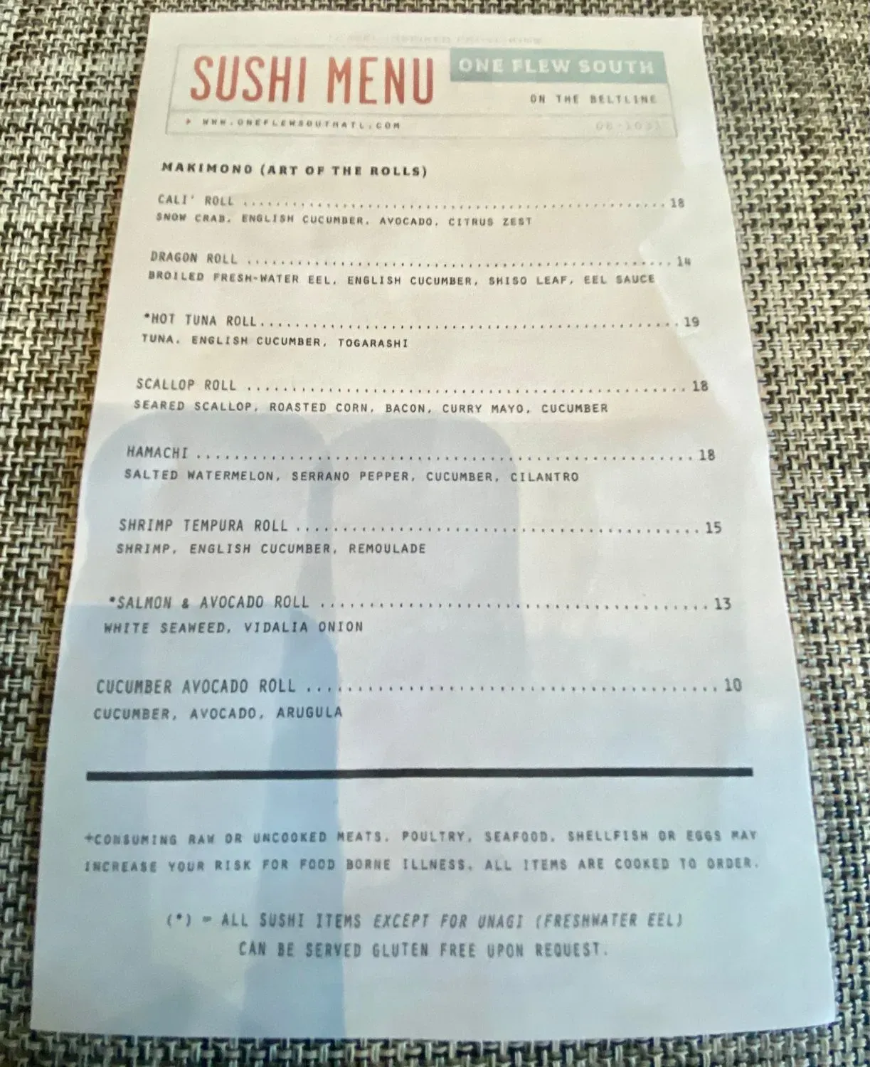 Menu 6