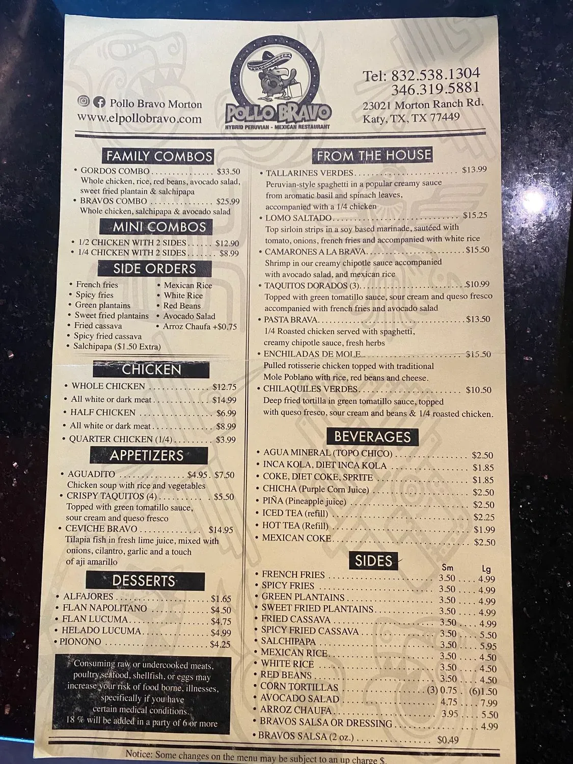 Menu 5