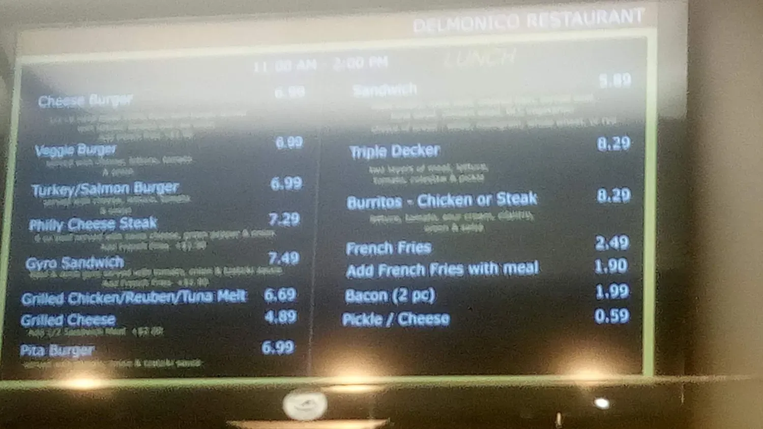 Menu 4