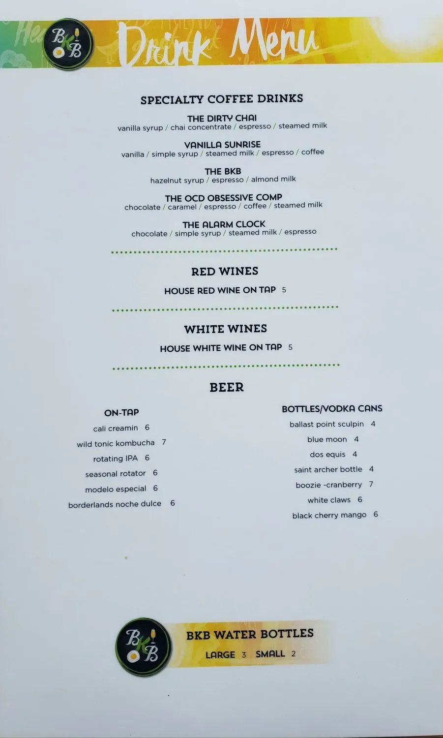 Menu 2