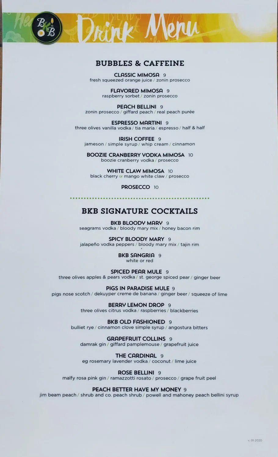 Menu 3