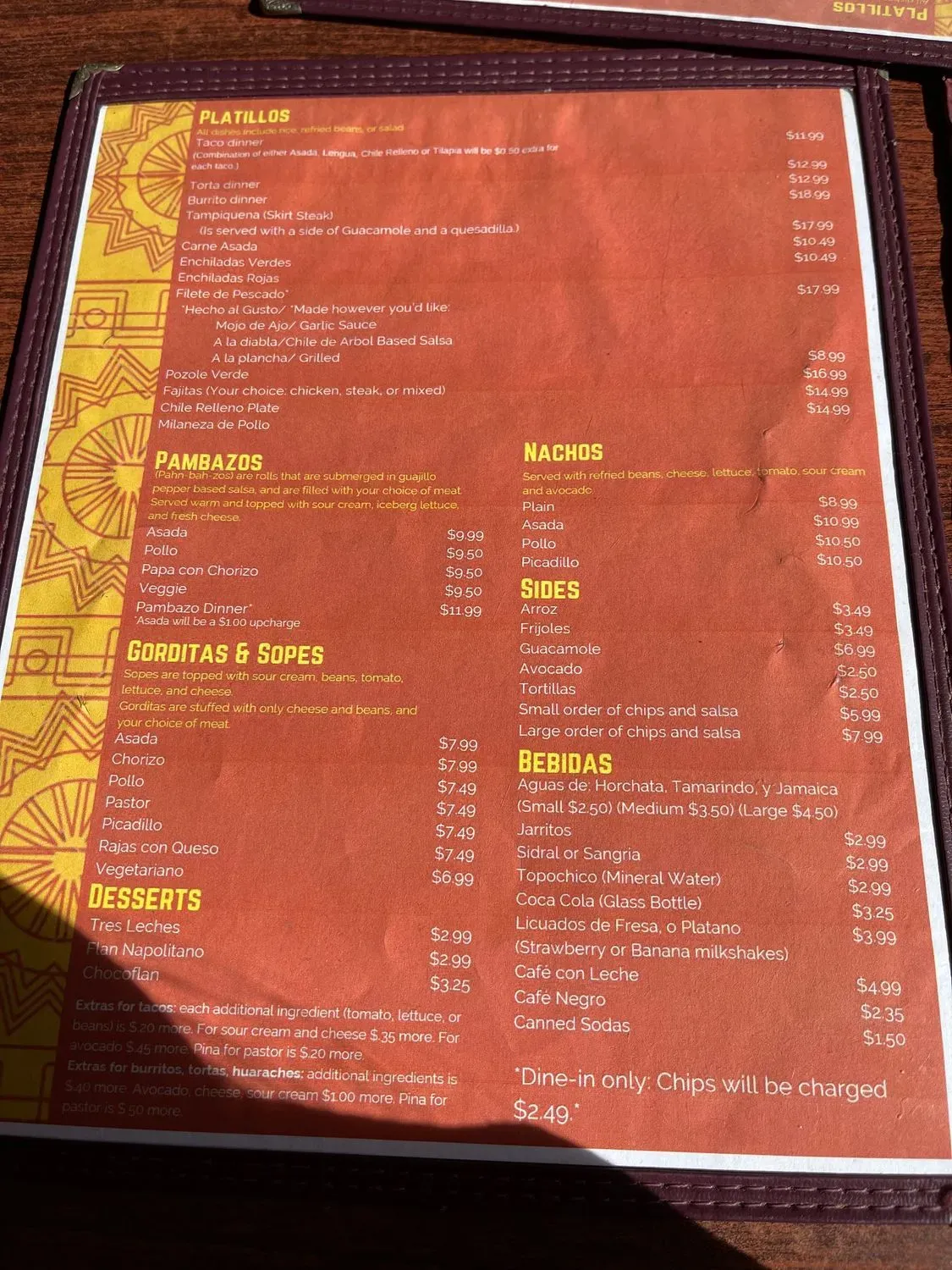 Menu 3