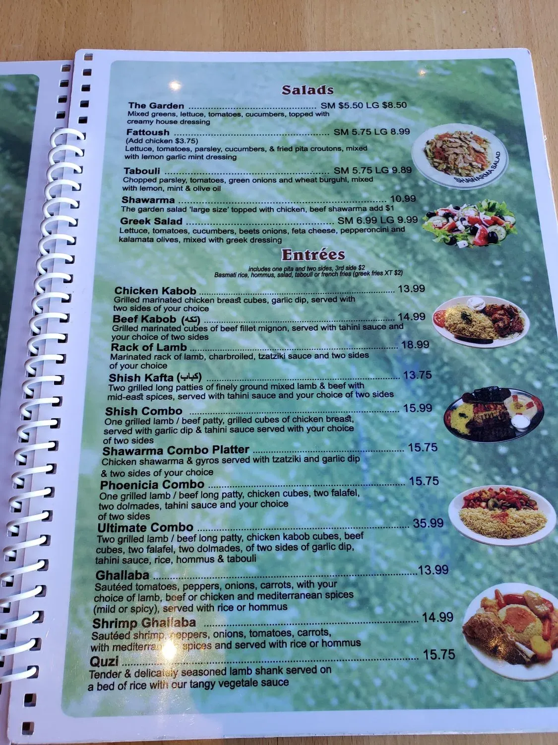 Menu 6