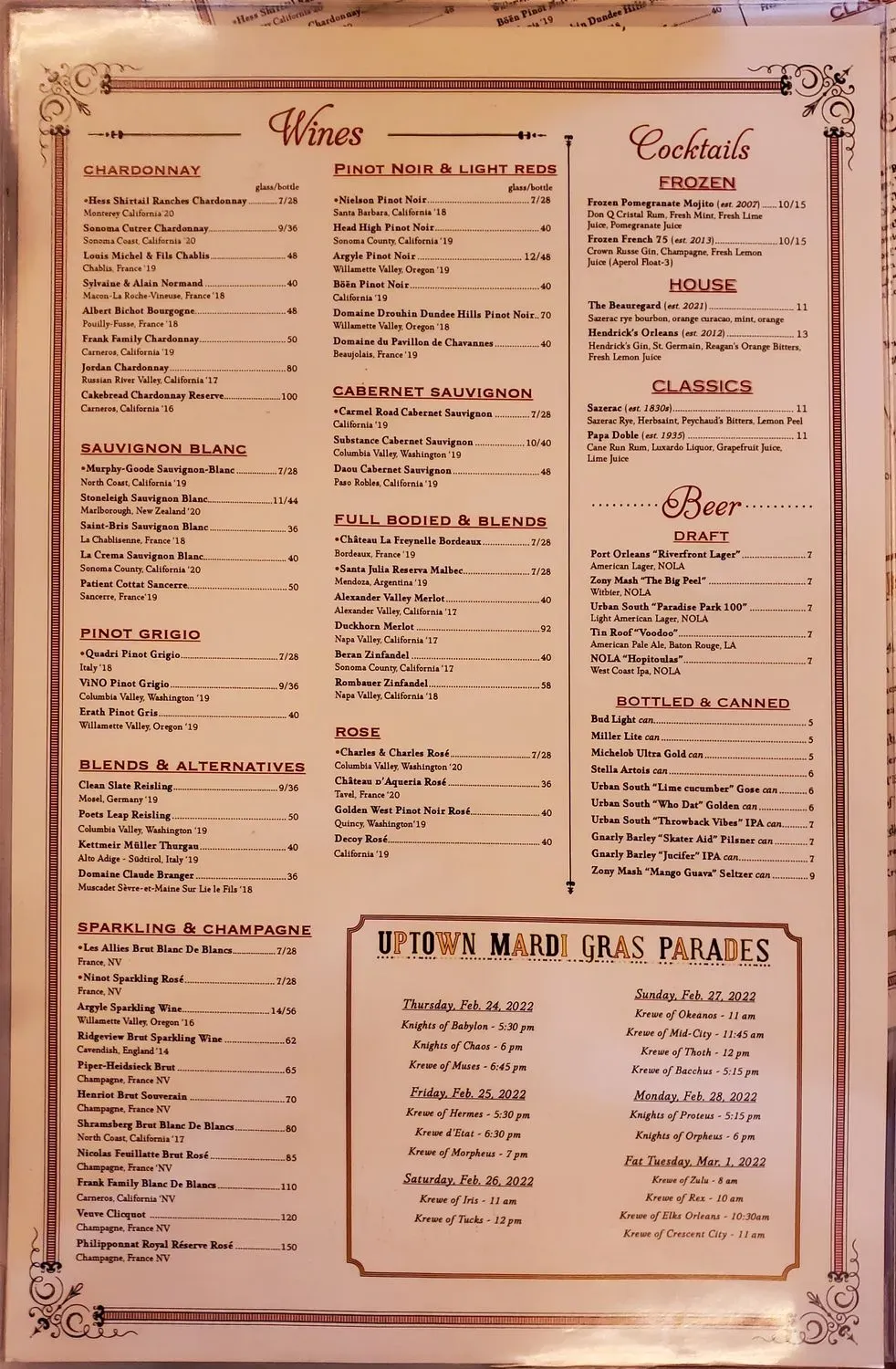 Menu 3