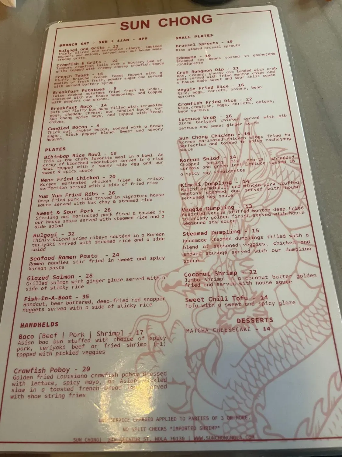 Menu 4