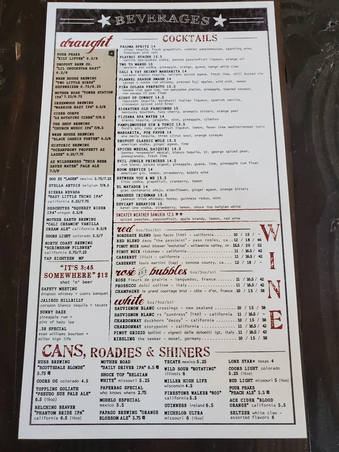 Menu 4