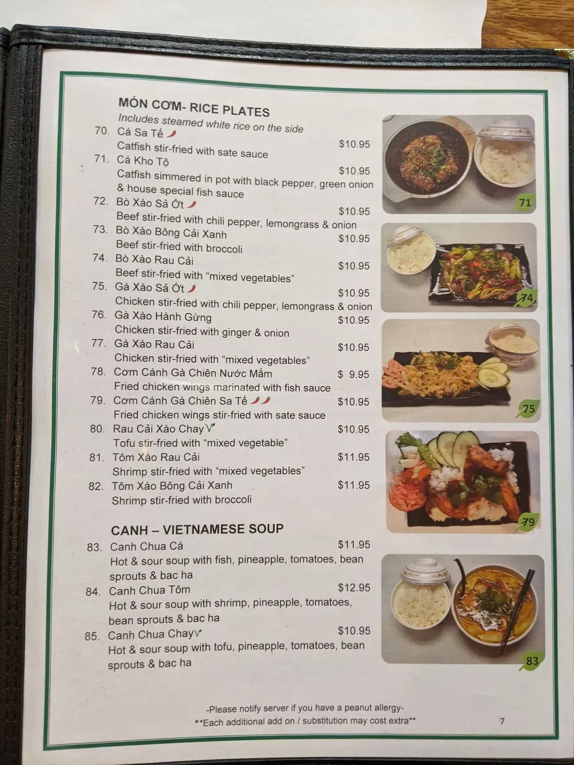 Menu 6