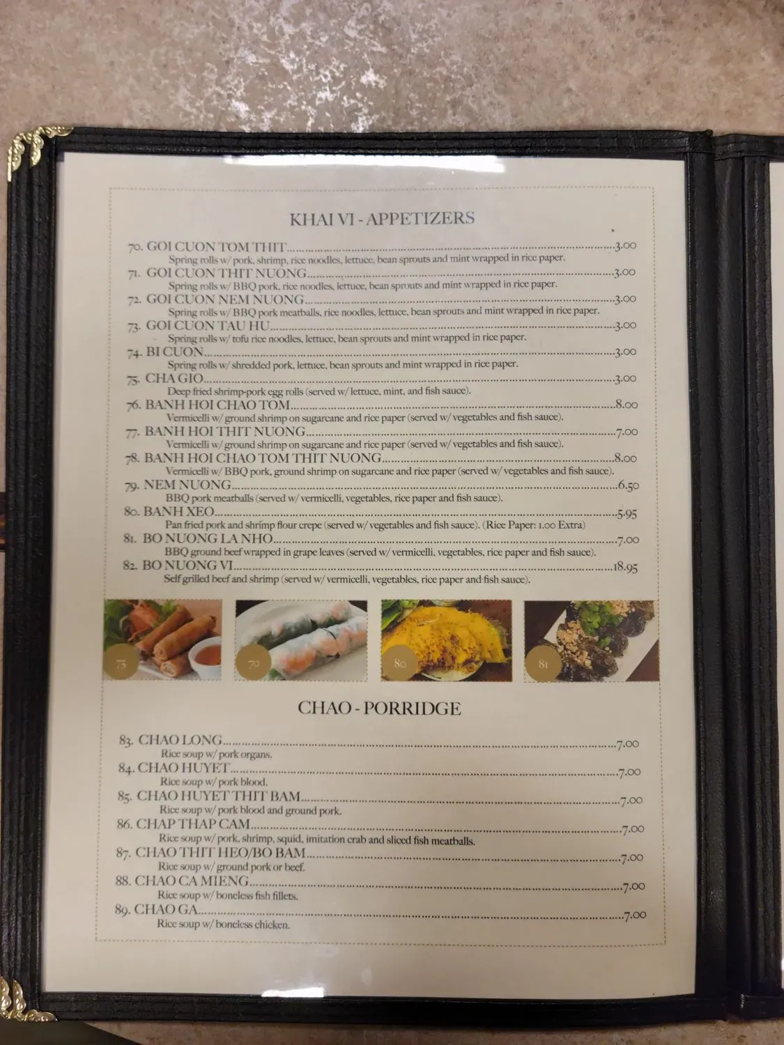 Menu 5