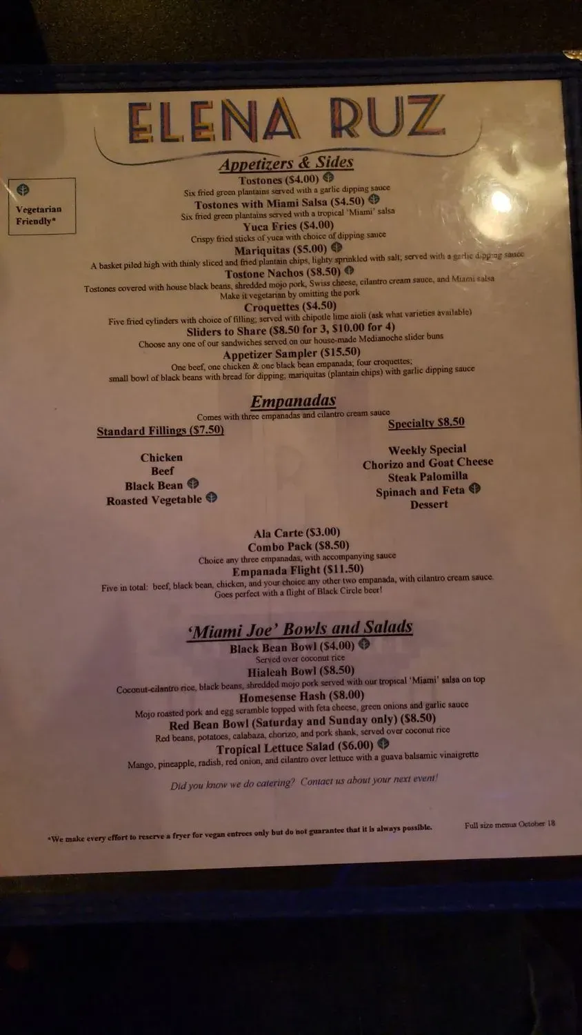 Menu 5