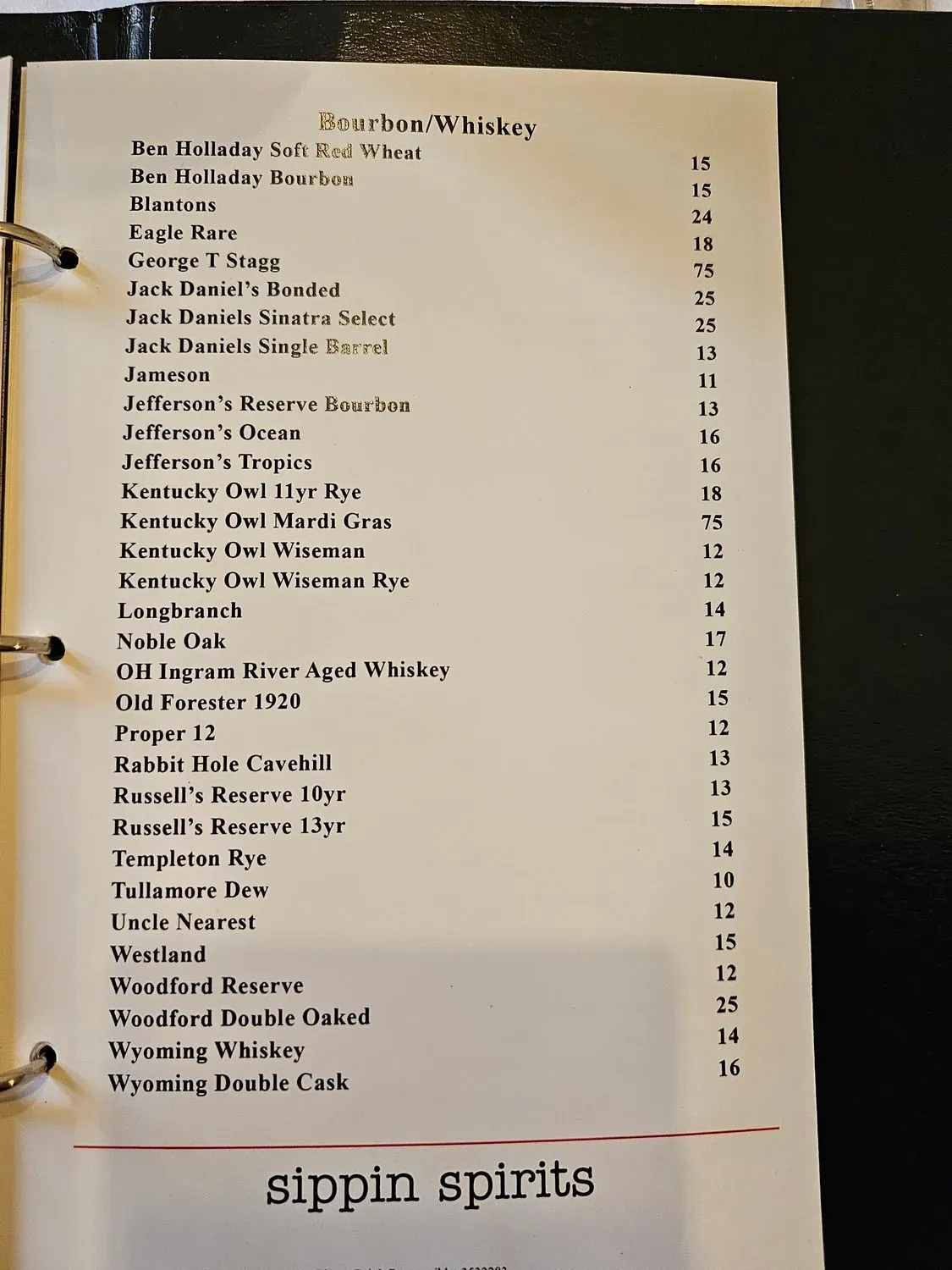 Menu 6