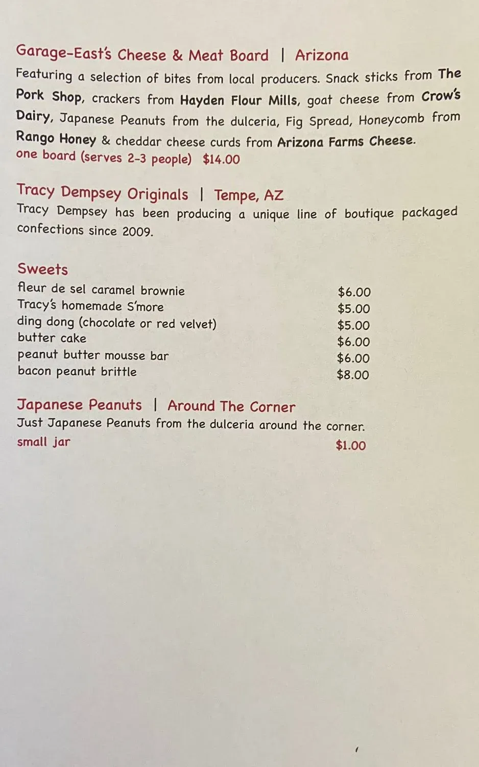 Menu 6