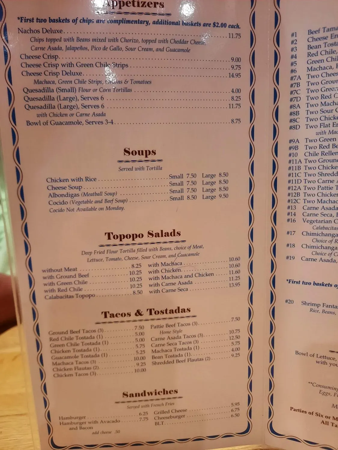 Menu 2