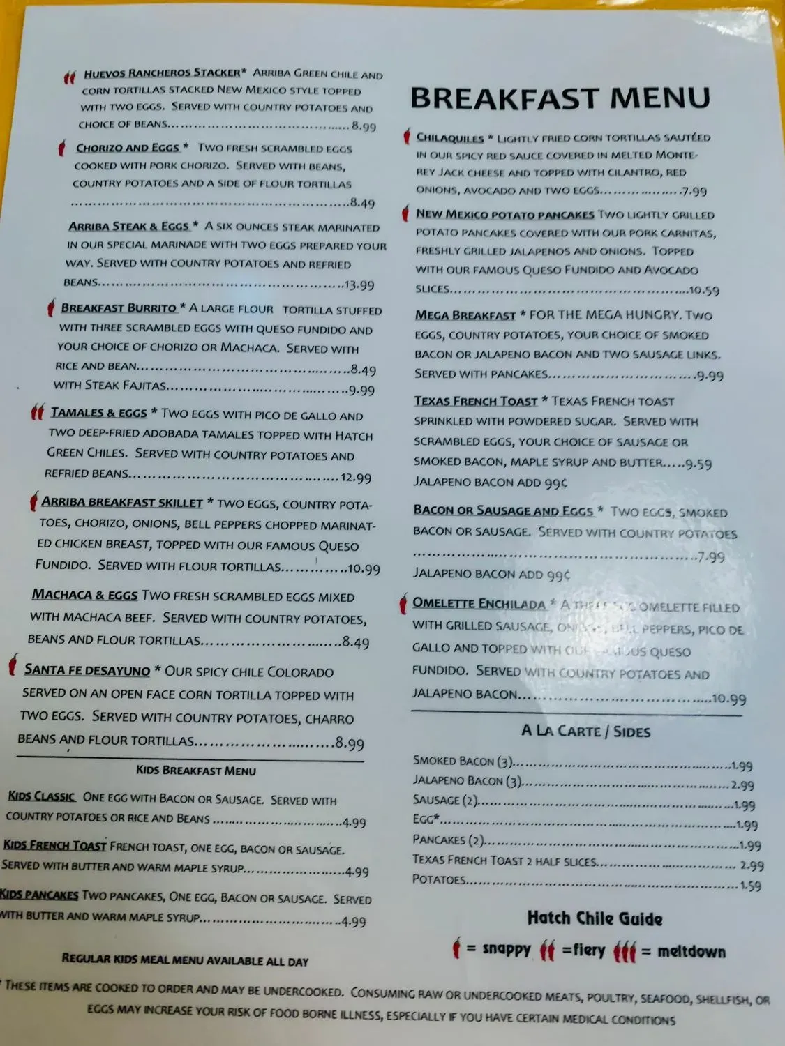 Menu 3