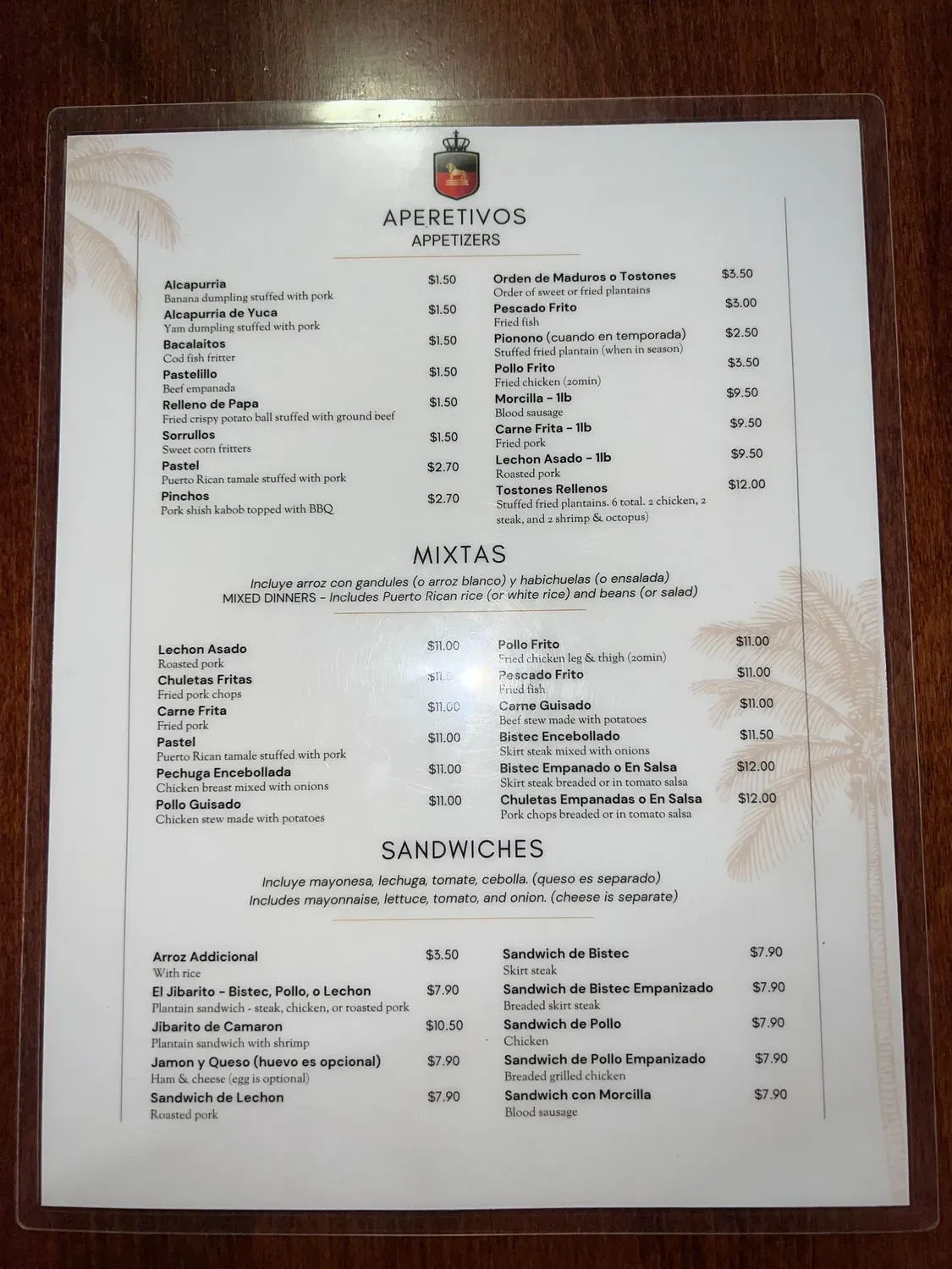 Menu 4