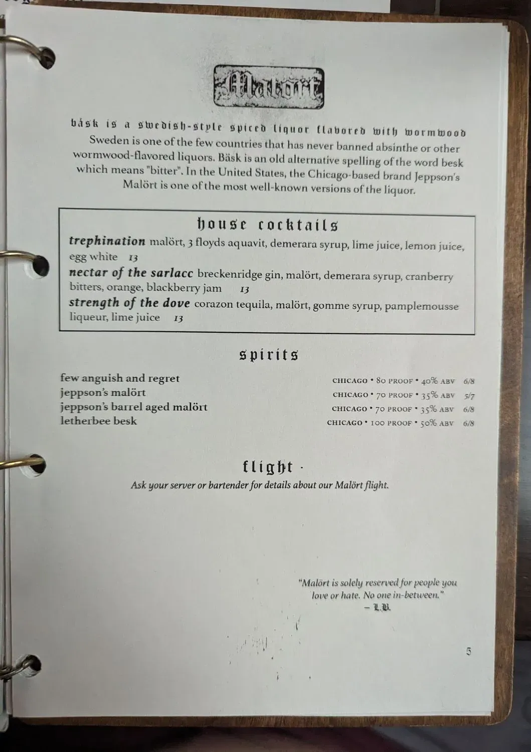 Menu 4