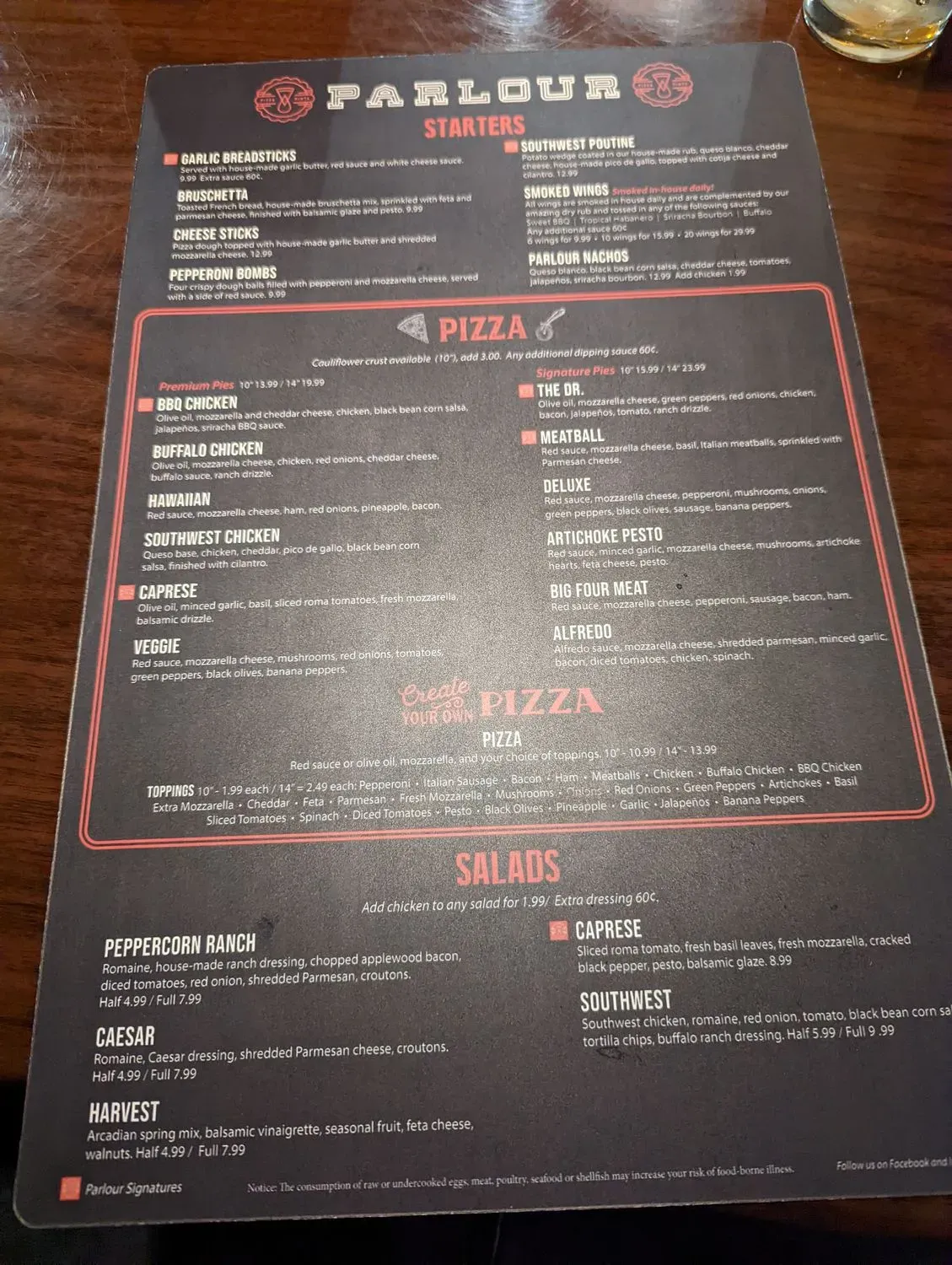 Menu 6