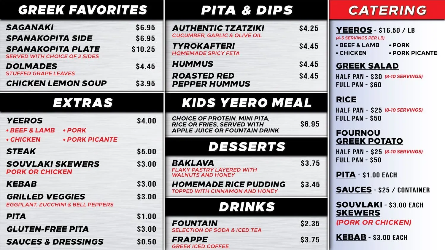 Apolis Greek Street Food Menu - Updated November 2025