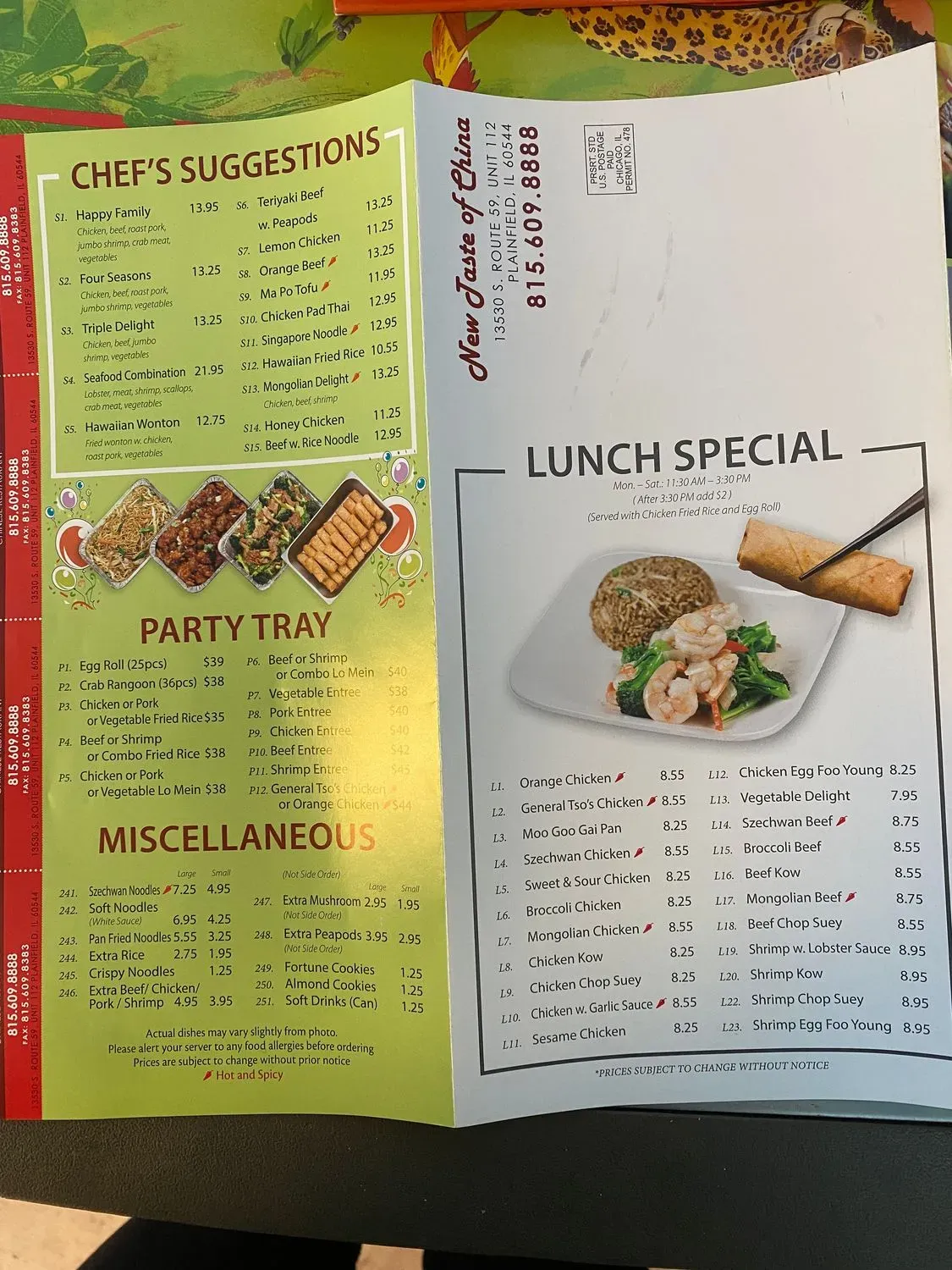 Menu 2