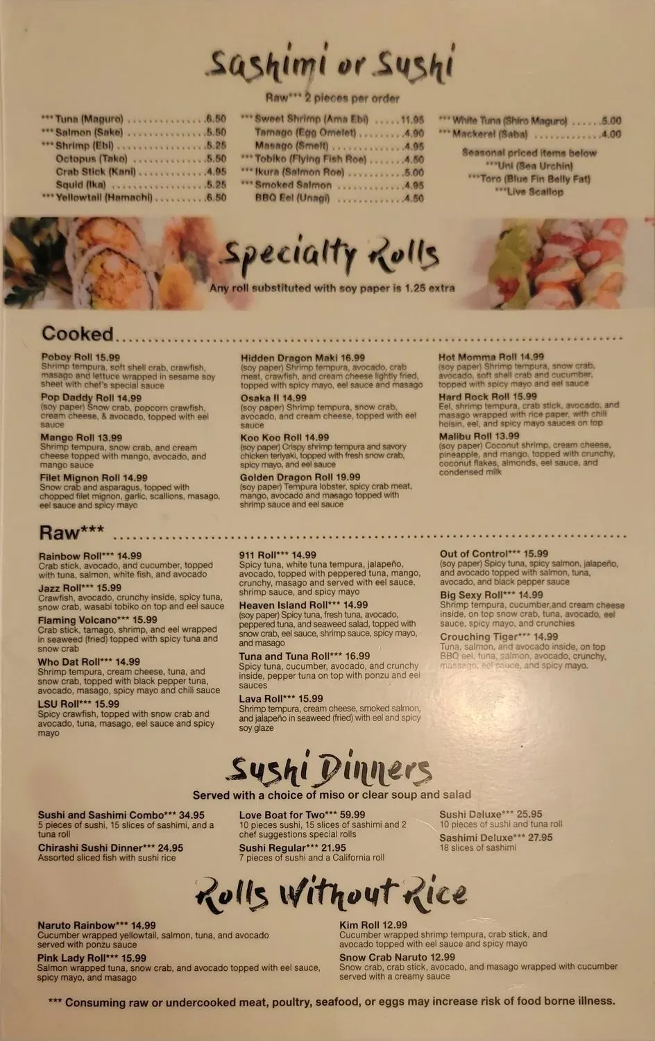 Menu 3