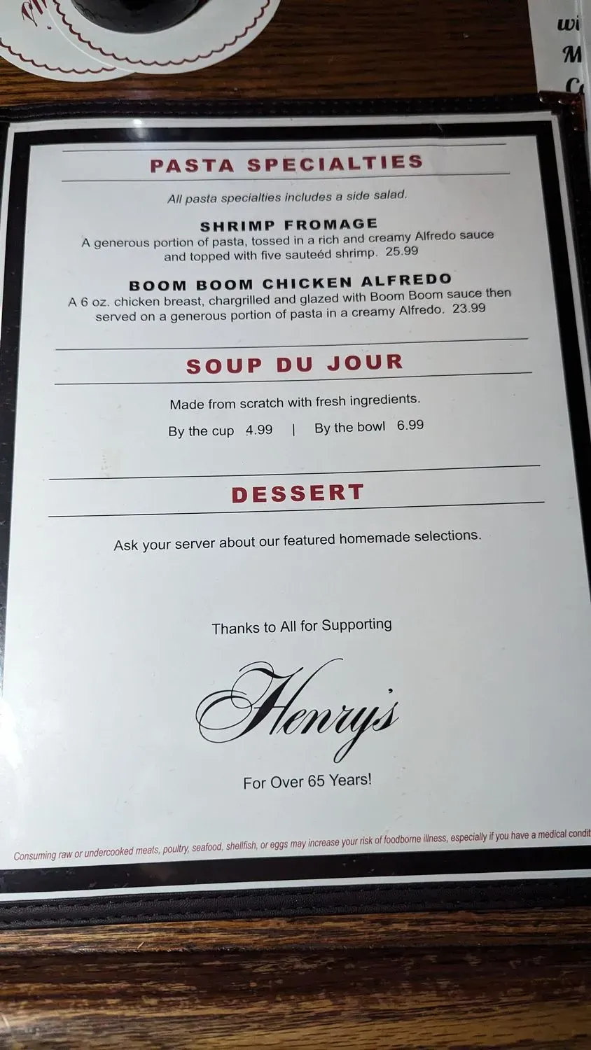 Menu 6