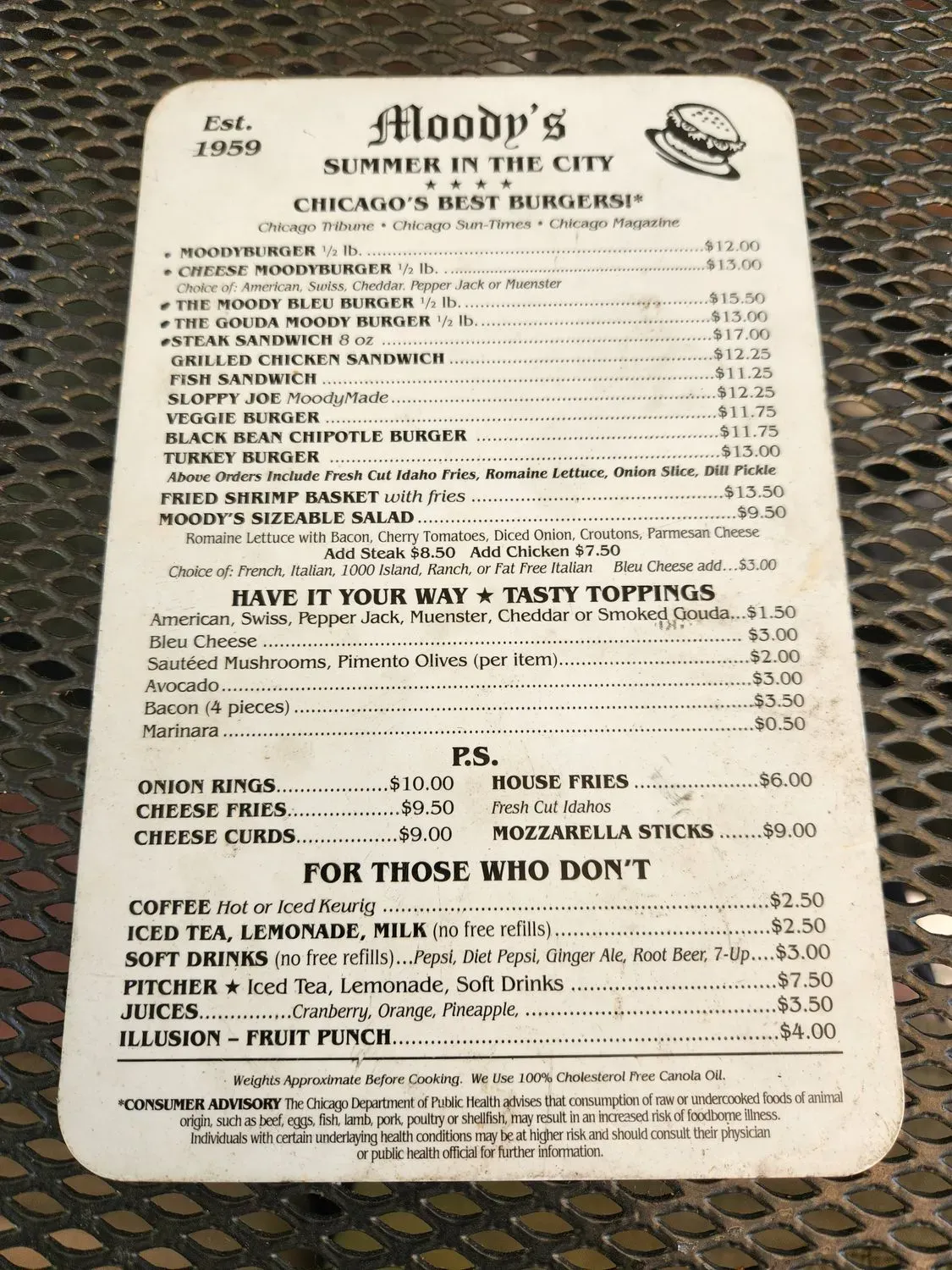 Menu 6