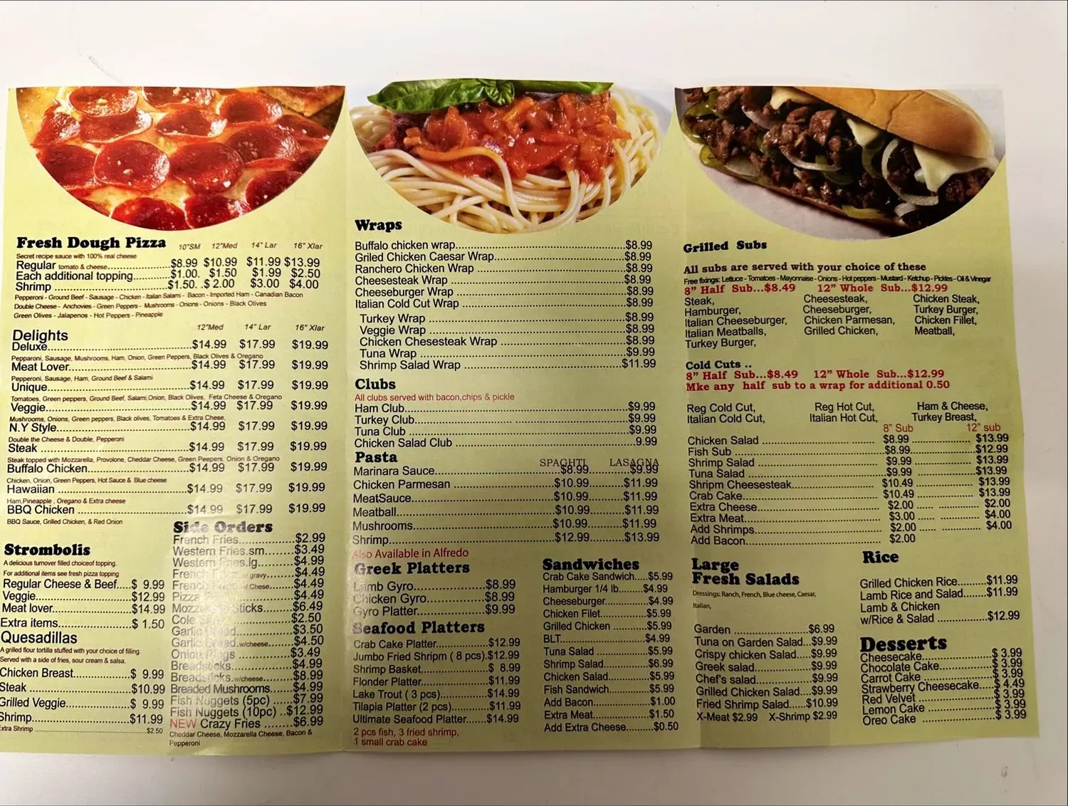 Menu 2