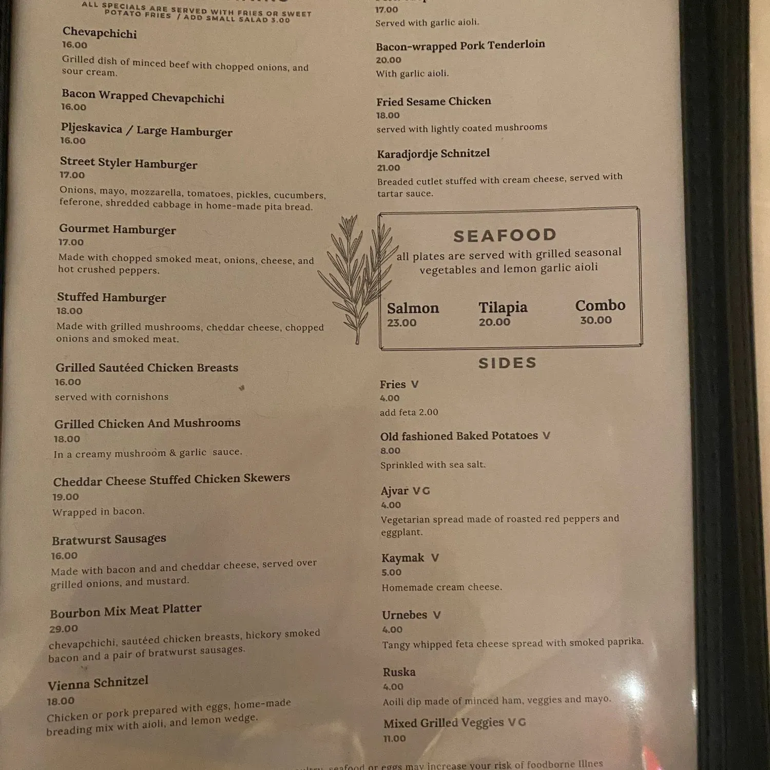 Menu 3