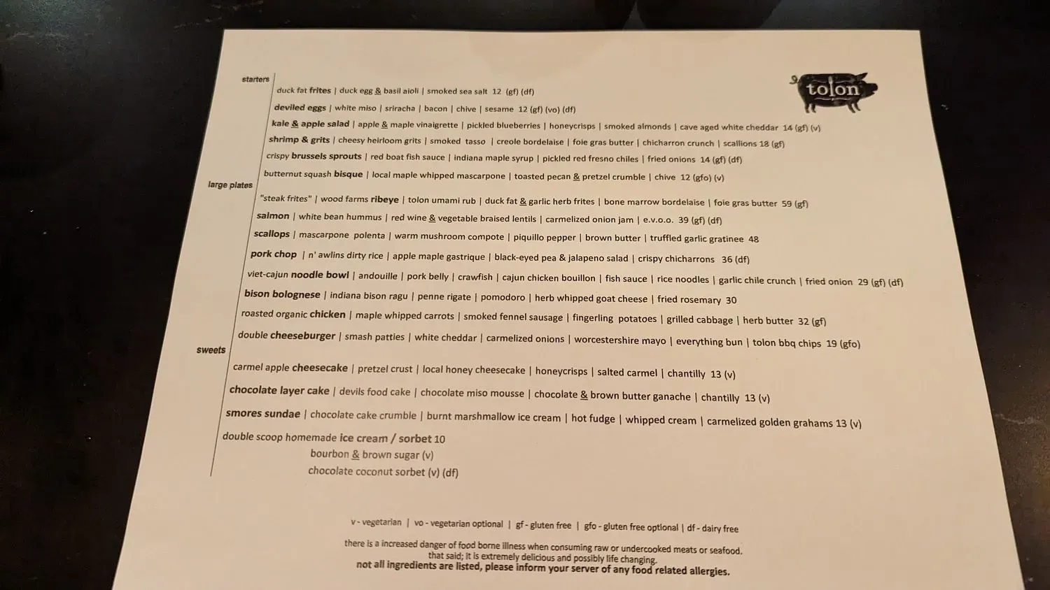 Menu 2