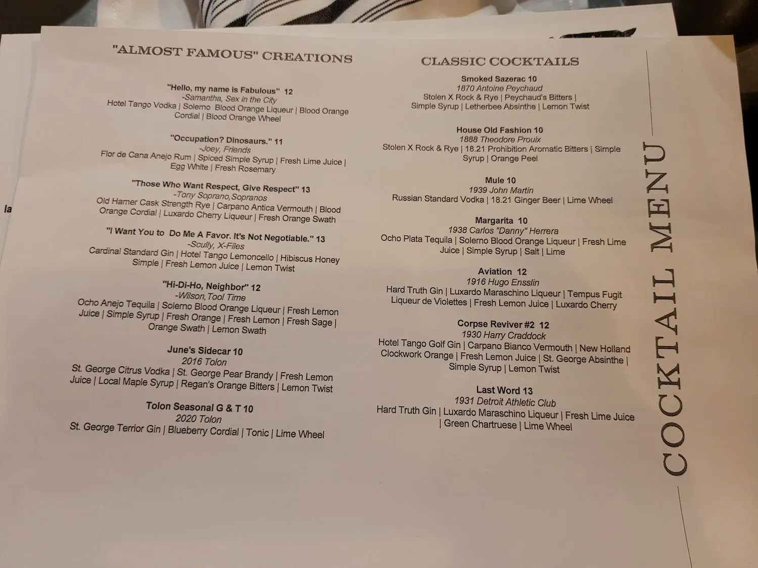 Menu 3