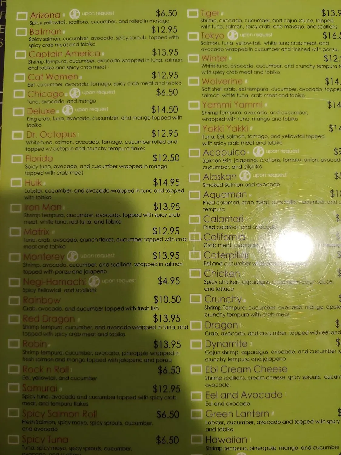 Menu 3