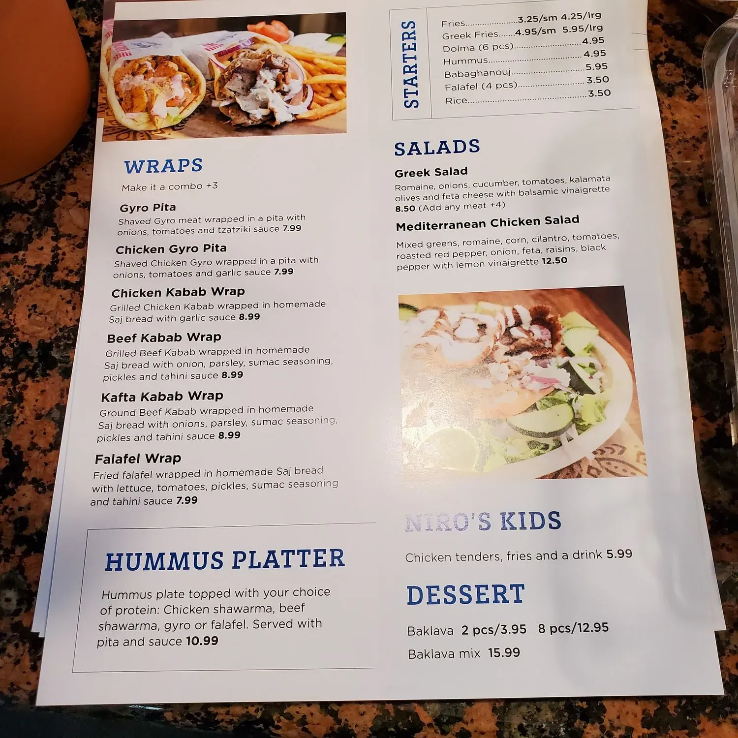 Menu 5