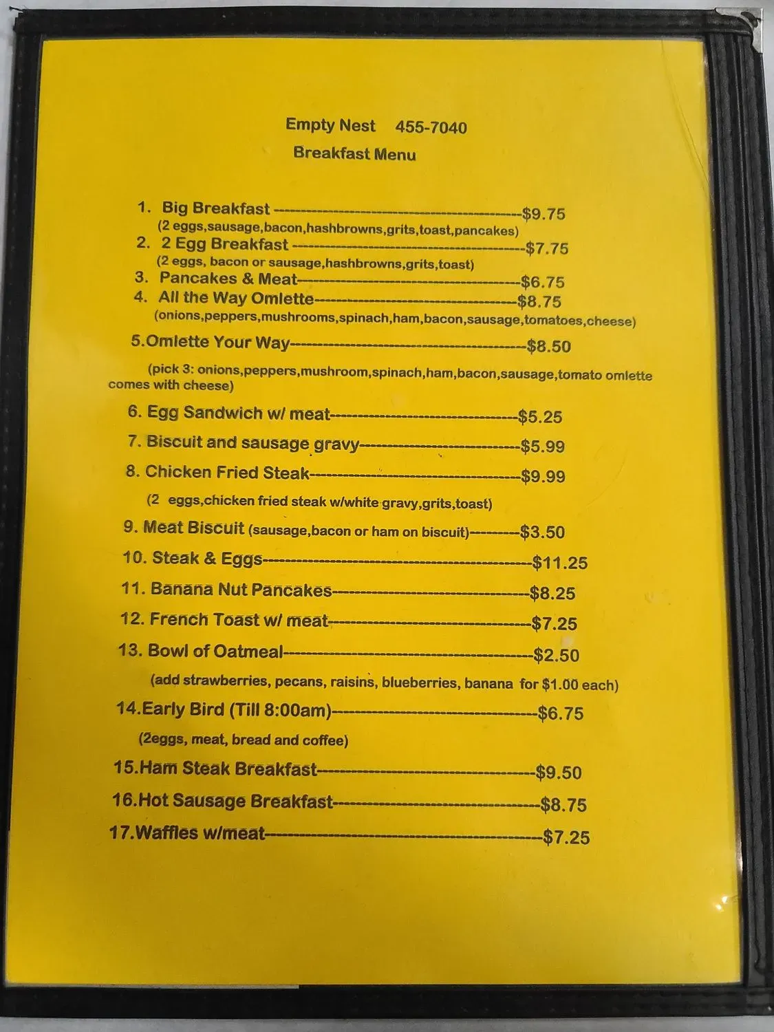 Menu 3