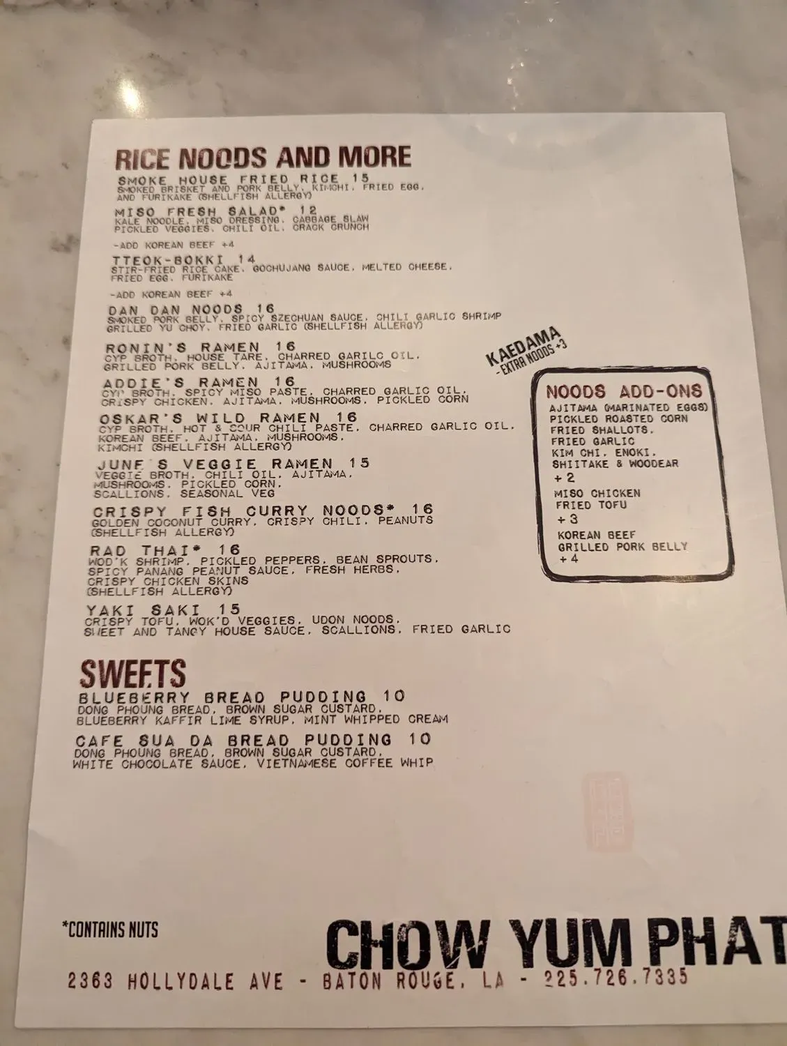 Menu 6